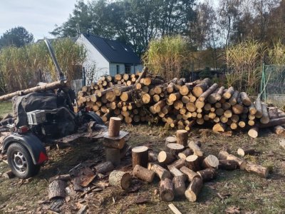 Rąbanie drewna opałowego - DUK Kaszuby